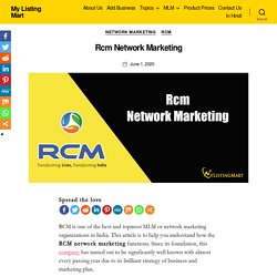 □Rcm Network Marketing - My Listing Mart