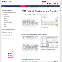 PRTG - network monitoring using SNMP, NetFlow, WMI and more