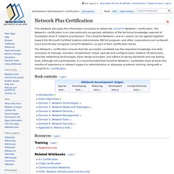 Network Plus Certification