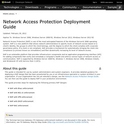 Network Access Protection Deployment Guide