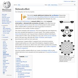 Network effect