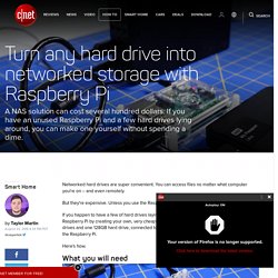 Turn any hard drive into networked storage with Raspberry Pi - CNET