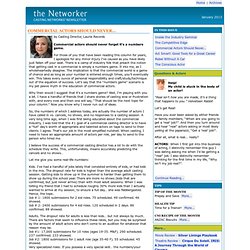 the Networker - Casting Networks Monthly Newsletter