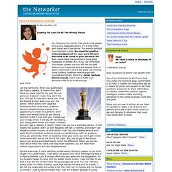 the Networker - Casting Networks Monthly Newsletter