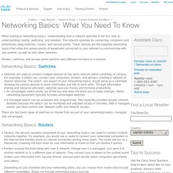 Networking Basics: What You Need To Know - Cisco