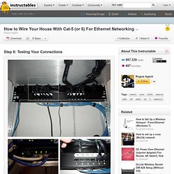 How to Wire Your House With Cat-5 (or 6) For Ethernet Networking