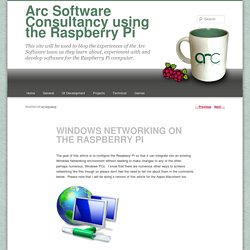 Arc Software Consultancy using the Raspberry Pi