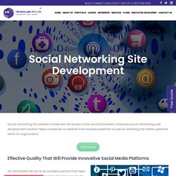 Social Networking Site Development - Social Network Web Design