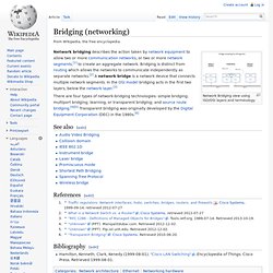 Bridging (networking)