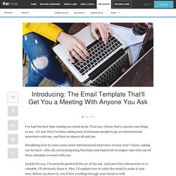 The Networking Email Template That Gets Answers
