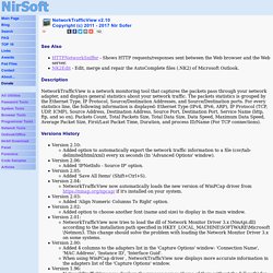 NetworkTrafficView - Monitor the traffic on your network adapter