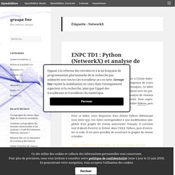 NetworkX – groupe fmr