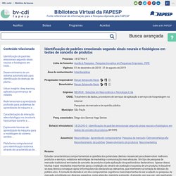 Auxílio à pesquisa 18/07466-9 - Neurociências, Aprendizado computacional - BV FAPESP