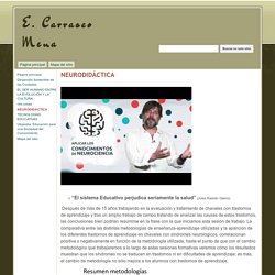 NEURODIDÁCTICA - E. Carrasco Mena