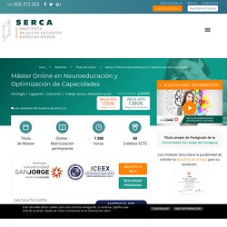 Máster Online en Neuroeducación y Optimización de Capacidades - Instituto Serca