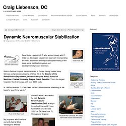 Dynamic Neuromuscular Stabilization