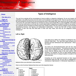 Neuroscience Of Intelligence