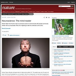 Neuroscience: The mind reader