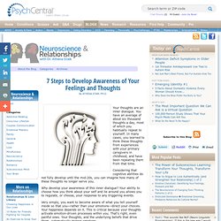 7 Steps to Develop Awareness of Your Feelings and Thoughts