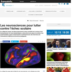 Les neurosciences pour lutter contre l'échec scolaire - France 3 Basse-Normandie