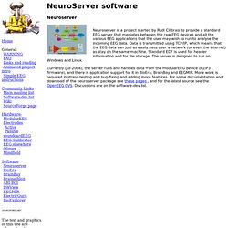 NeuroServer software