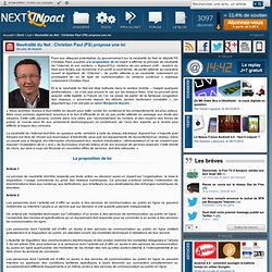 Neutralité du Net : Christian Paul (PS) propose une loi