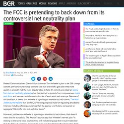 FCC net neutrality controversy: Wheeler pretends to back down