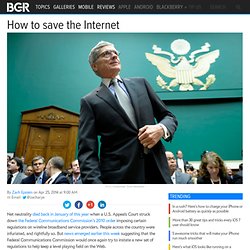 FCC Net Neutrality Petition: How to save the Internet