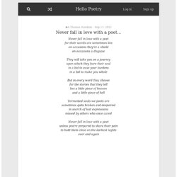 Poem: Falling In Love by Robert Falling In Love I canâ€™t decide if I ...