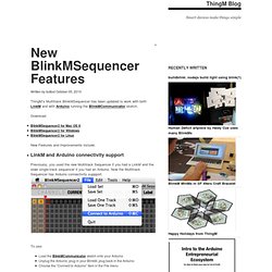 New BlinkMSequencer Features