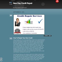 New Day Credit Repair