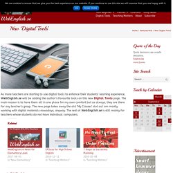 New 'Digital Tools' ⋆ WebEnglish.se