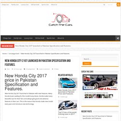 New Honda City 2017