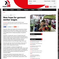 New hope for garment worker wages