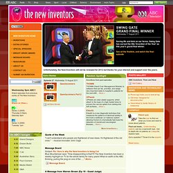 New Inventors - ABC TV
