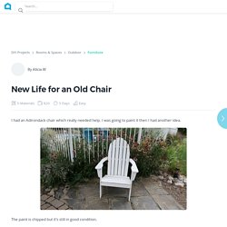 DIY Chair - Give Life To That Old Chair