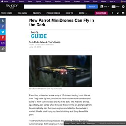 New Parrot MiniDrones Can Fly in the Dark