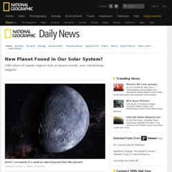 New Planet Found in Our Solar System?