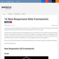 15 New Responsive Frameworks