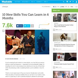 10 New Skills You Can Learn in 6 Months