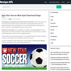 New Star Soccer Mod Apk Download Page