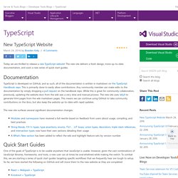 New TypeScript Website