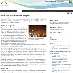 New Year's Eve in United Kingdom