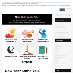 New Year Same You? - Hybrid