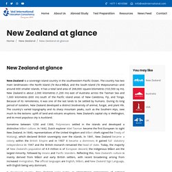 » New Zealand at glance