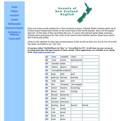 New Zealand Pronunciation
