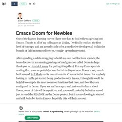 Emacs Doom for Newbies – Urbint Engineering – Medium
