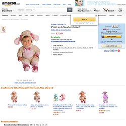 Pink Lamb Newborn/infant: Amazon.co.uk: Baby