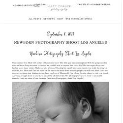 Newborn Photography Shoot Los Angeles