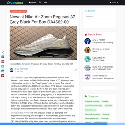 Newest Nike Air Zoom Pegasus 37 Grey Black For Buy DA4662-001